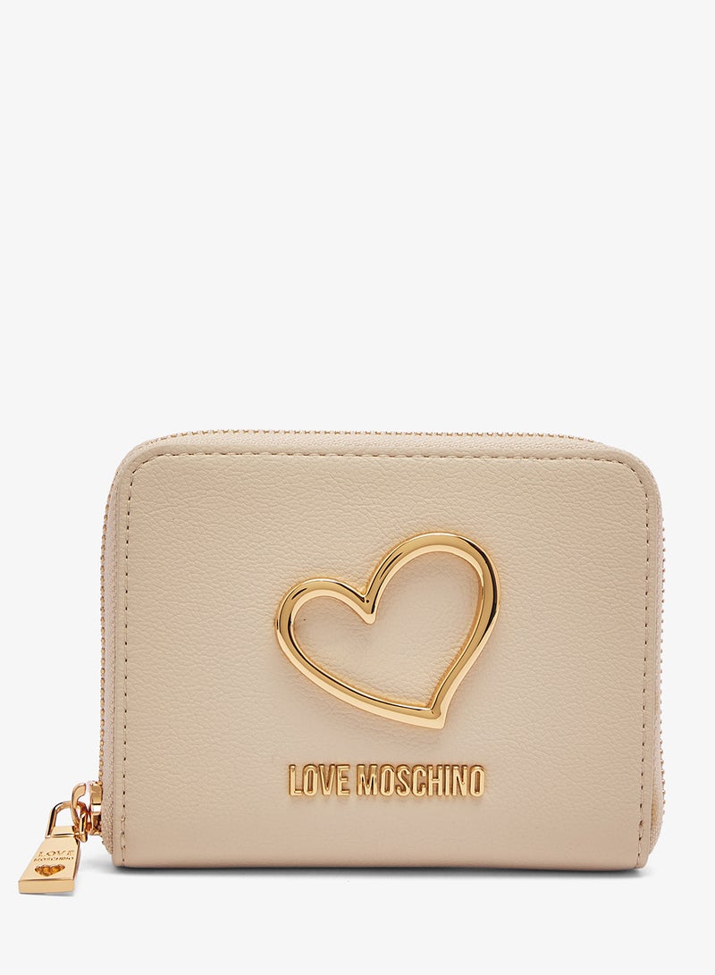 Love Moschino Heart Turnlock PU Wallet - Image 1